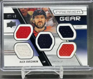 2021-22 Upper Deck Premier Alex Ovechkin Premier Gear /49 front